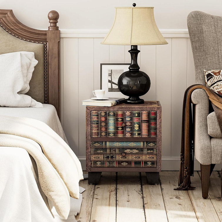 Vintage mid century online bedside table